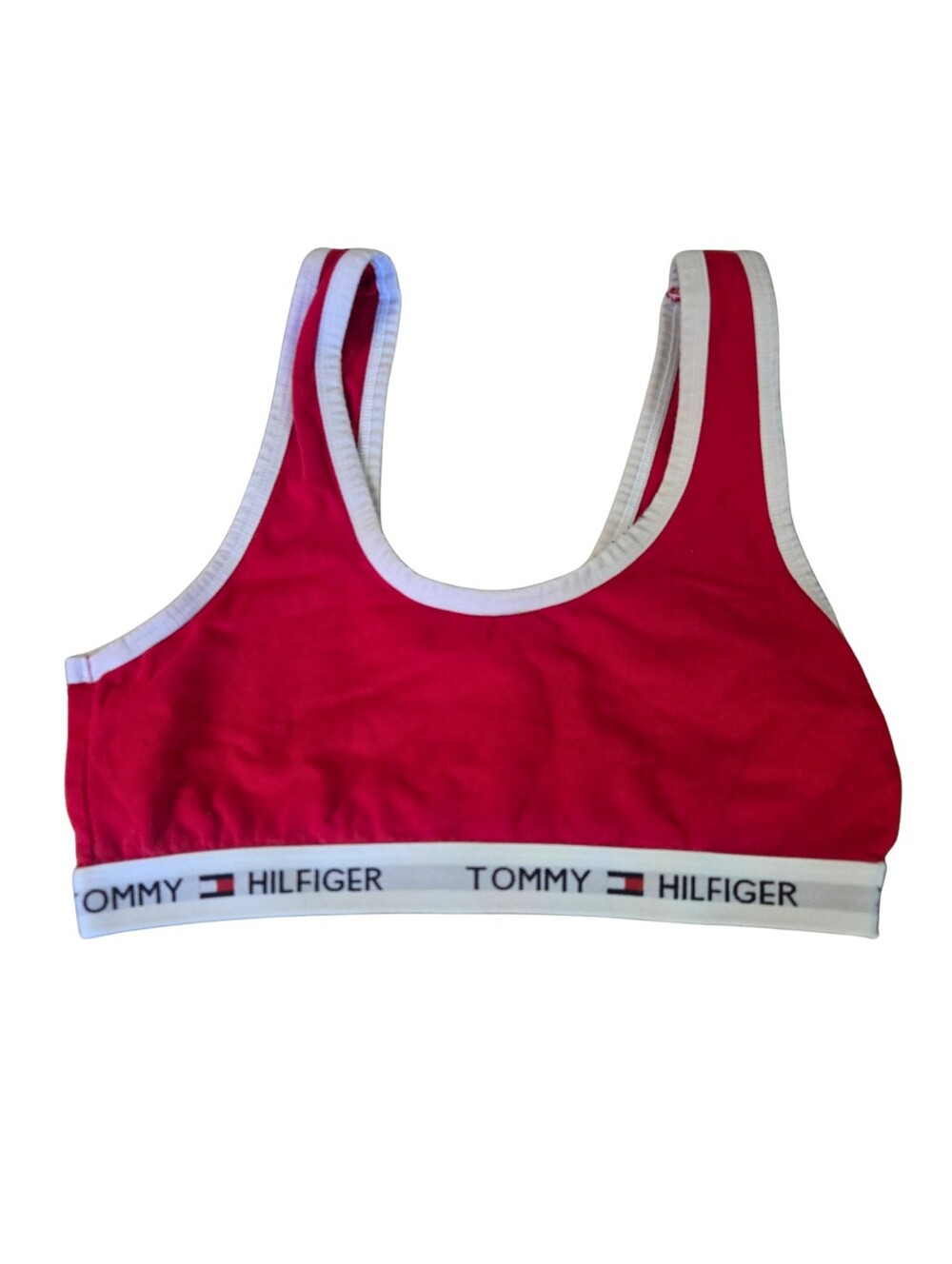 Tommy Hilfiger Red Bralette, Size Medium